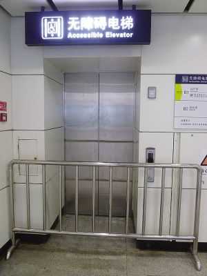 地铁上的电梯-地铁透明电梯外边有人