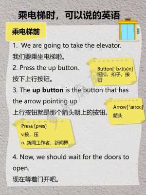 电梯网上英文怎么写