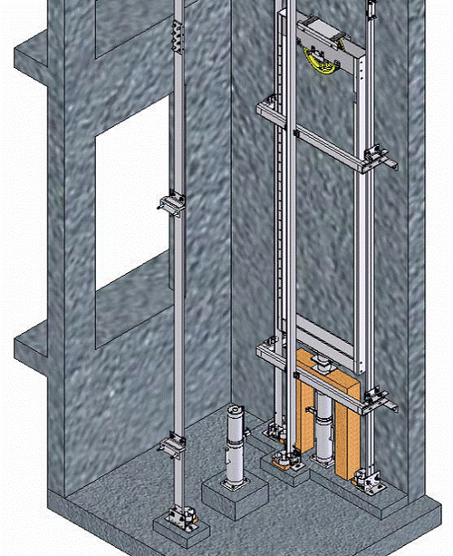 电梯井单独设计要求,电梯井应独立设置,井壁不得开设 