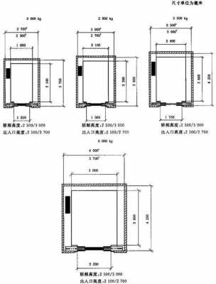电梯机房检修空间尺寸
