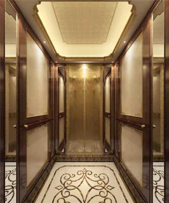  别墅电梯旁装饰图「别墅电梯间装修效果图大全」