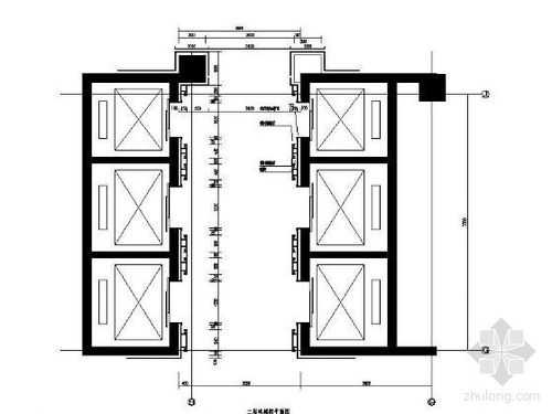 公寓电梯厅装修效果图-公寓电梯空间尺寸图