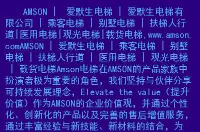 amson电梯中国官网