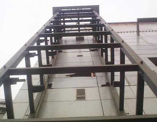 金昌电梯钢结构施工