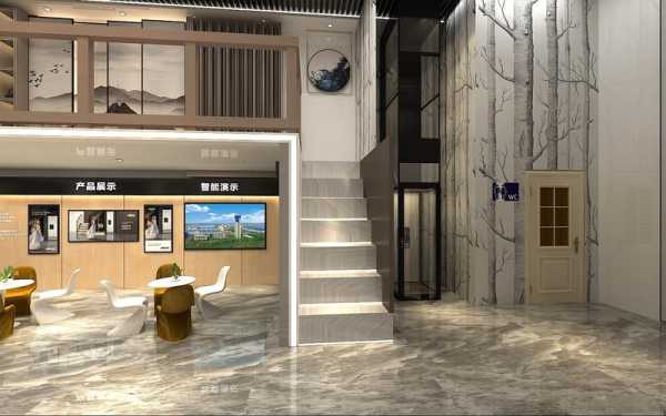 电梯展厅设计极简图 电梯展厅设计极简