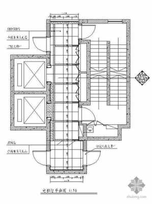 无障碍电梯CAD图